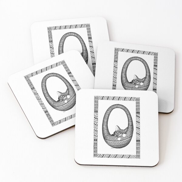 Item preview, Cat Alphabet: letter O designed and sold by gatteria.