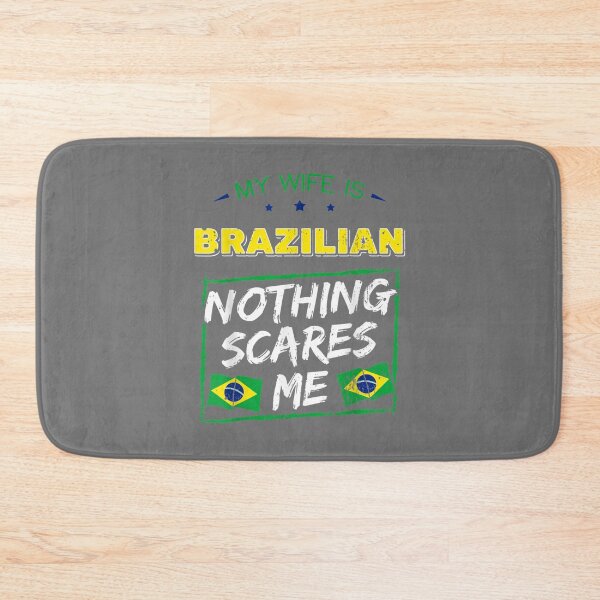 Item preview, my wife is brazilian brazil heritage roots flag pride designed and sold by ZackYanez.