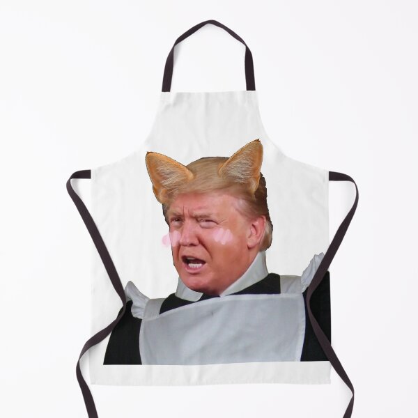 Item preview, catboy maid femboy donald trump no text designed and sold by paintedpicayune.