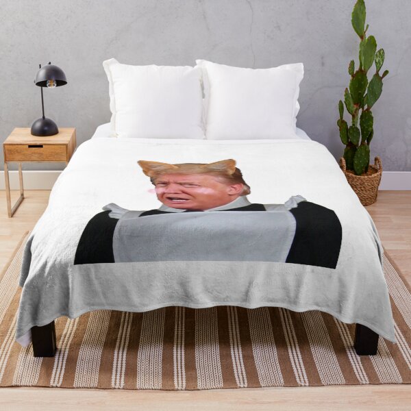 Item preview, catboy maid femboy donald trump no text designed and sold by paintedpicayune.