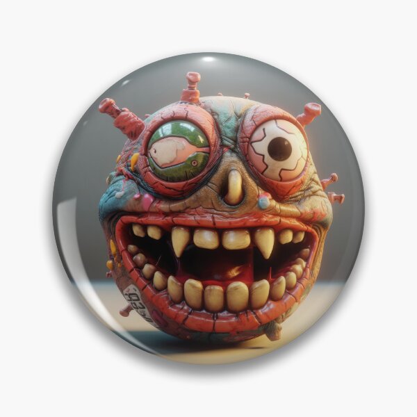Item preview, Crazy Face Ball, Scary Madball, Nightmare Ball designed and sold by DeRosa3DDesigns.