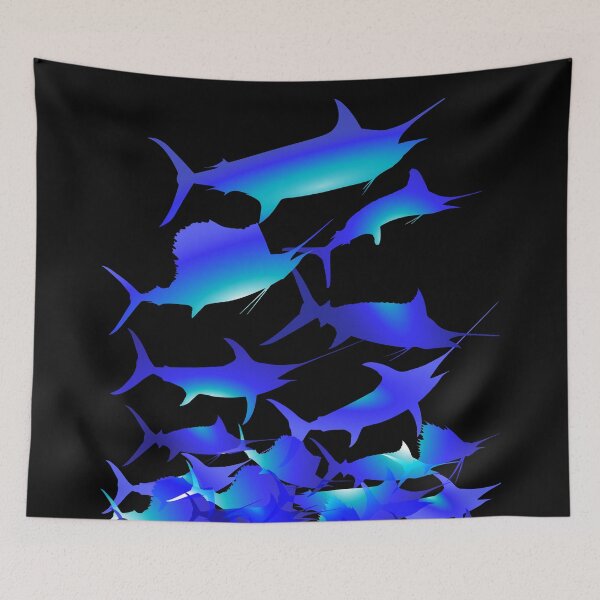 Item preview, Billfish Silhouettes Rising designed and sold by Color4Nature.