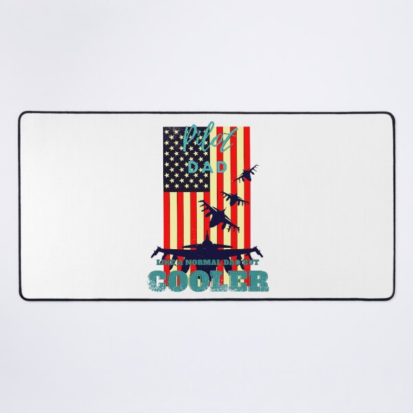 Item preview, pilot dad like a normal dad but cooler designed and sold by Teescount.