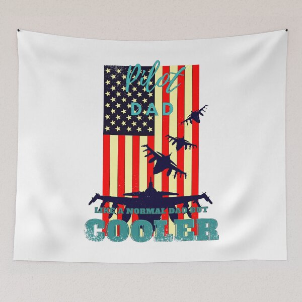 Item preview, pilot dad like a normal dad but cooler designed and sold by Teescount.