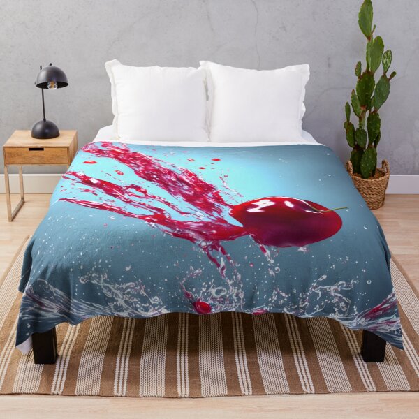 Item preview, Fruits Cherry Falling In Water - Fruits designed and sold by internlvisions.