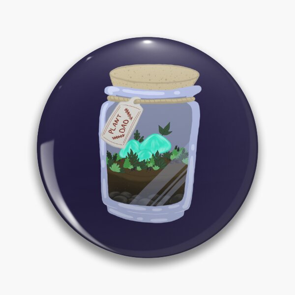 Item preview, Plant Dad Terrarium colourised (blue) designed and sold by Pretty-Sounds.