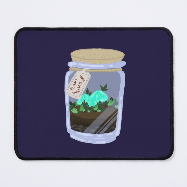 Item preview, Plant Dad Terrarium colourised (blue) designed and sold by Pretty-Sounds.