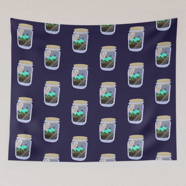 Item preview, Plant Dad Terrarium colourised (blue) designed and sold by Pretty-Sounds.