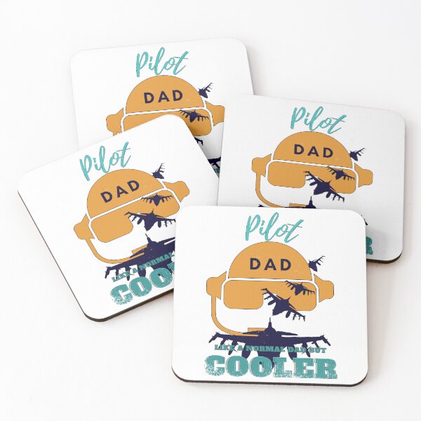 Item preview, Pilot dad like a normal dad but cooler designed and sold by Teescount.
