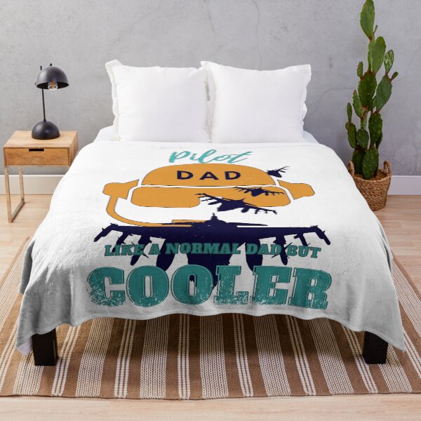 Item preview, Pilot dad like a normal dad but cooler designed and sold by Teescount.