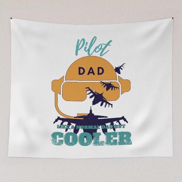Item preview, Pilot dad like a normal dad but cooler designed and sold by Teescount.
