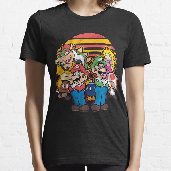groupe rétro coucher de soleil T-shirt essentiel