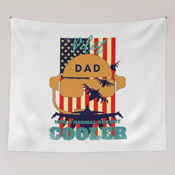 Item preview, Pilot dad like a normal dad but cooler designed and sold by Teescount.