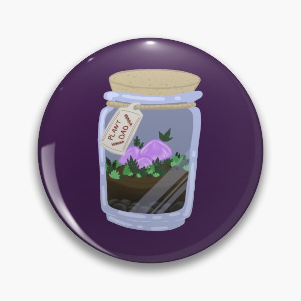 Item preview, Plant Dad Terrarium colourised (purple) designed and sold by Pretty-Sounds.