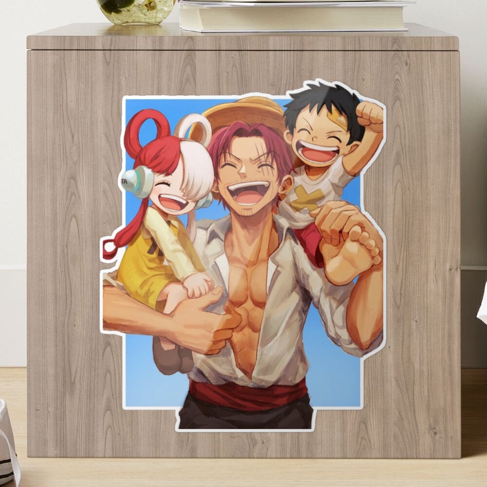 Uta, Luffy & Shanks, drawn by @heart_blody : r/OnePiece