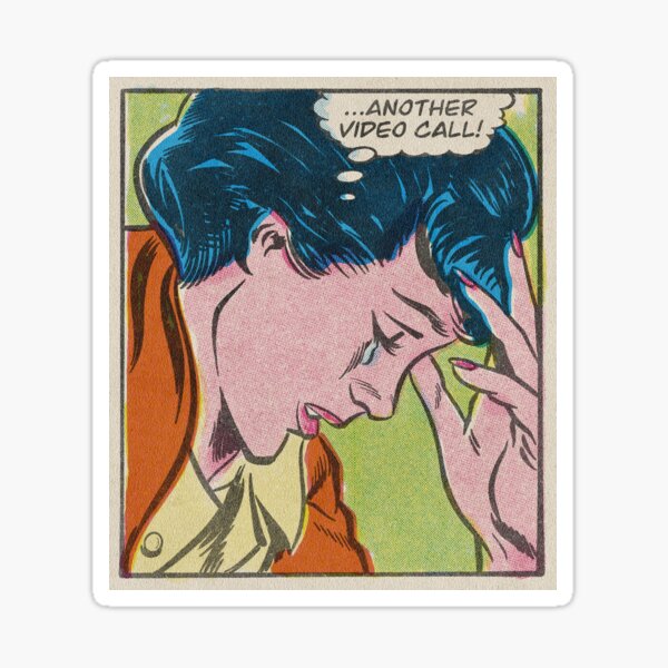 Item preview, Another Video Call comic panel designed and sold by MarkScicluna.