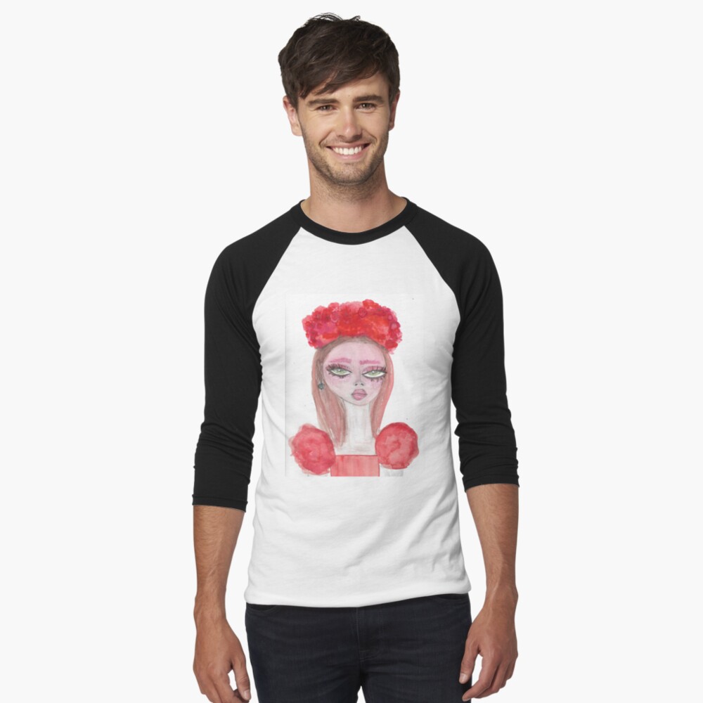 Item preview, Baseball ¾ Sleeve T-Shirt designed and sold by HausofDolls.
