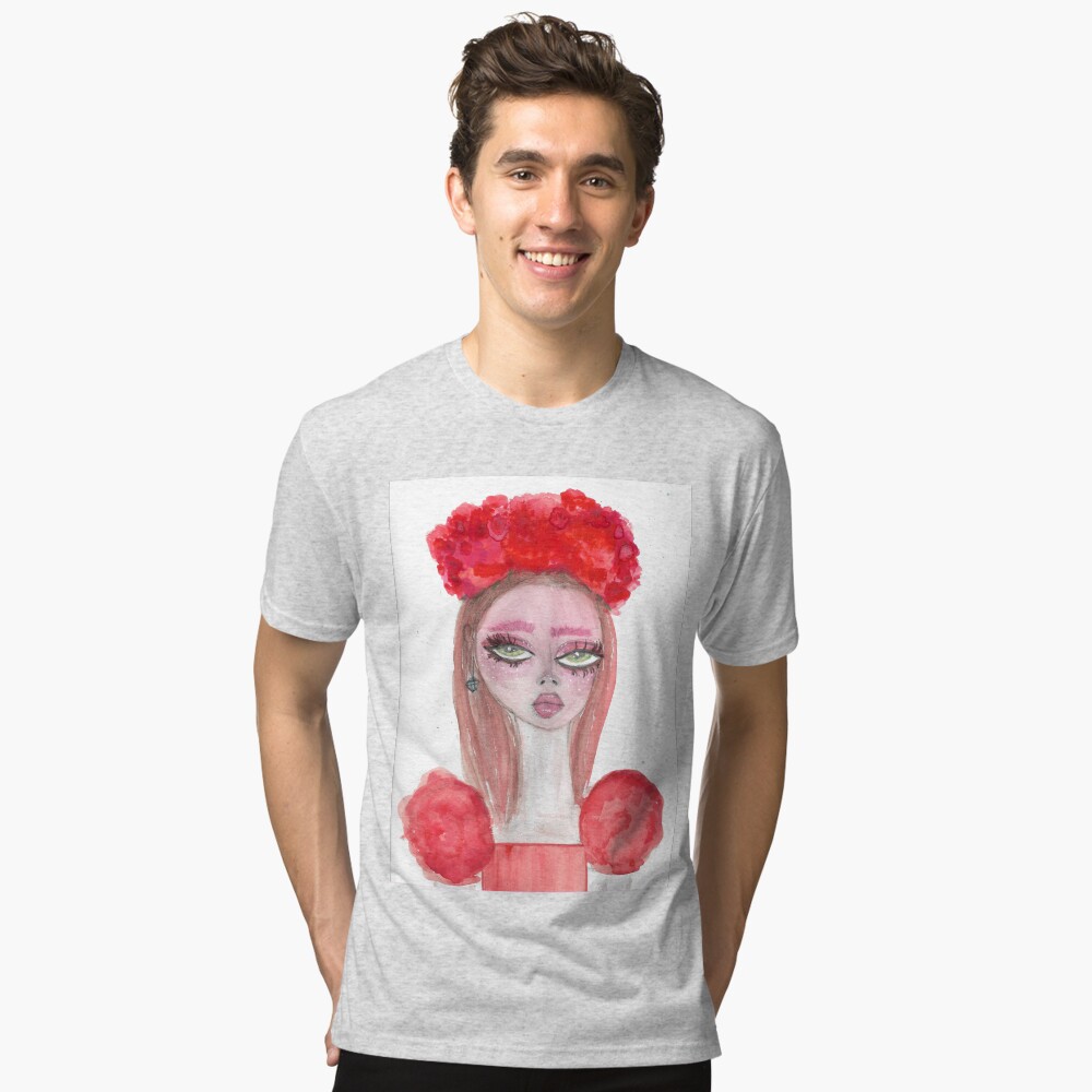 Item preview, Tri-blend T-Shirt designed and sold by HausofDolls.