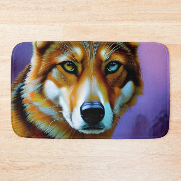 Item preview, Retrato de coyote, empaste, Ai Generated Art designed and sold by ACC .
