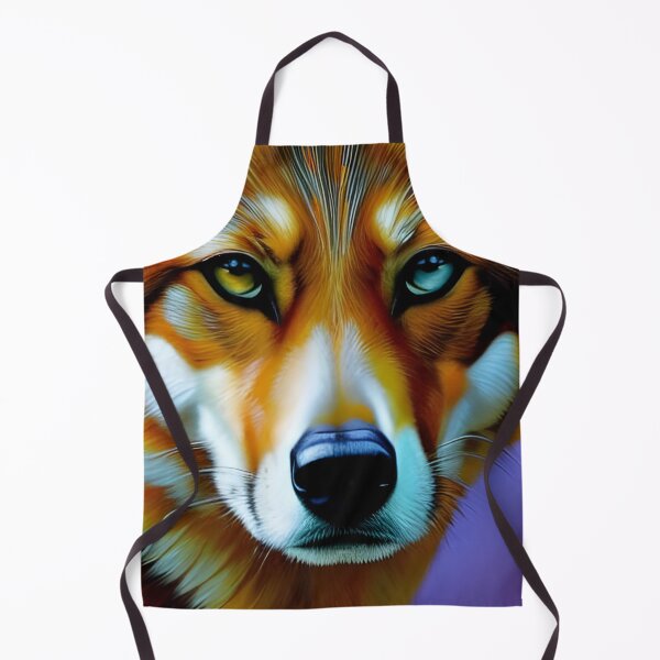 Item preview, Retrato de coyote, empaste, Ai Generated Art designed and sold by ACC .