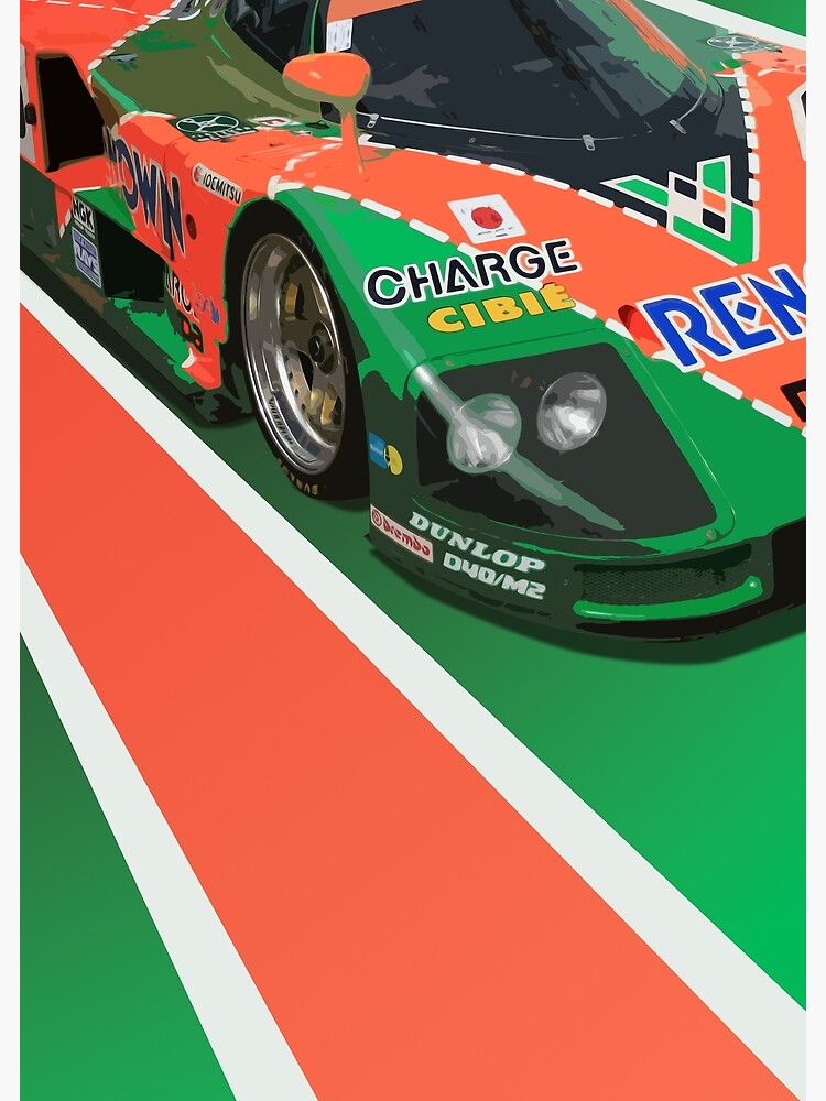 Mazda 787B Oil Painting Physical Print - Etsy