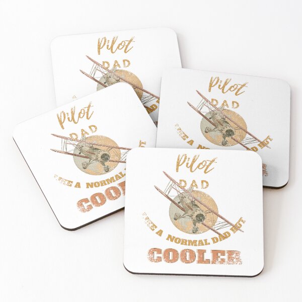 Item preview, pilot dad like a normal dad but cooler designed and sold by Teescount.