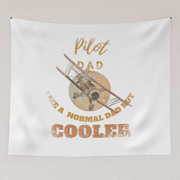 Item preview, pilot dad like a normal dad but cooler designed and sold by Teescount.