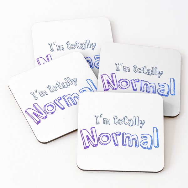 Item preview, I'm totally normal. designed and sold by batkev83.