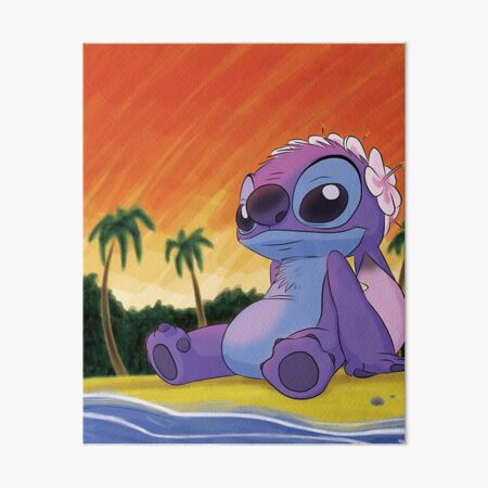 Vista previa del artículo con la obra «Lilo y Stitch», diseñado y vendido por trinkleintelle.
