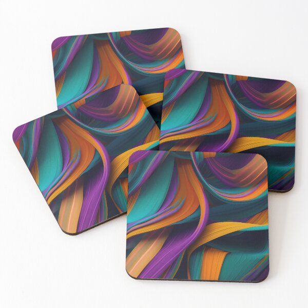 Item preview, Silk flow 3 abstract organic pattern designed and sold by DyliDaily.