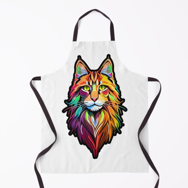Item preview, Splash Maine coon Cat - Colorful, Pop Art v4.0 designed and sold by adredn86.