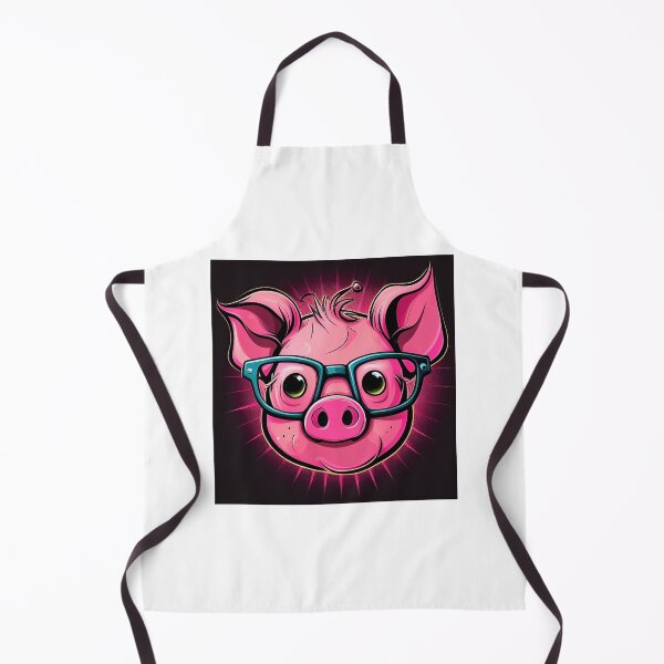 Item preview, Cute and Sassy Funny Pig Head Face designed and sold by omalleyangelo.