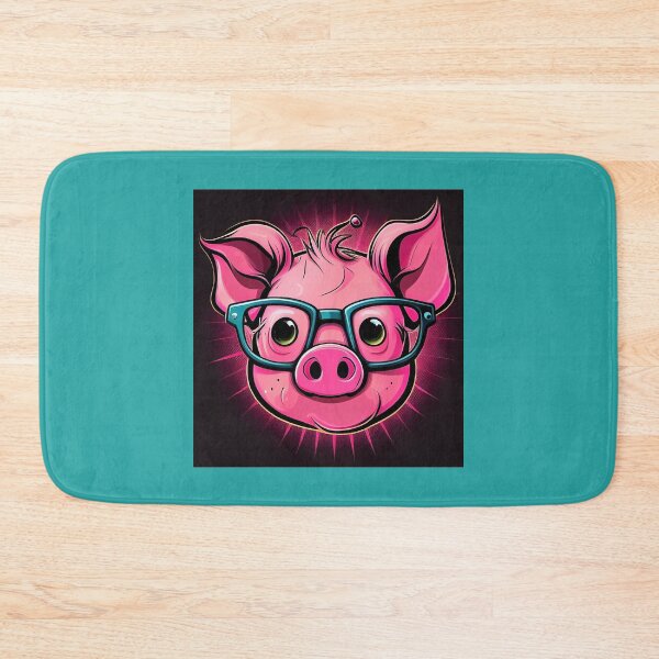 Item preview, Cute and Sassy Funny Pig Head Face designed and sold by omalleyangelo.