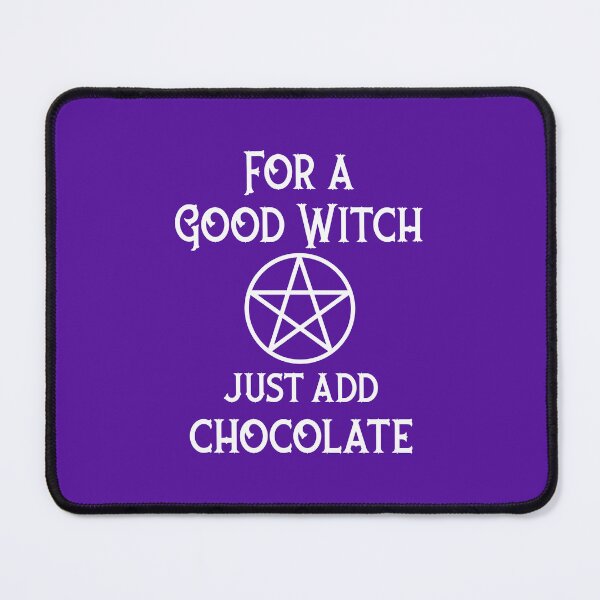Item preview, Purple For a Good Witch Just Add Chocolate Cheeky Witch® designed and sold by cheekywitch.