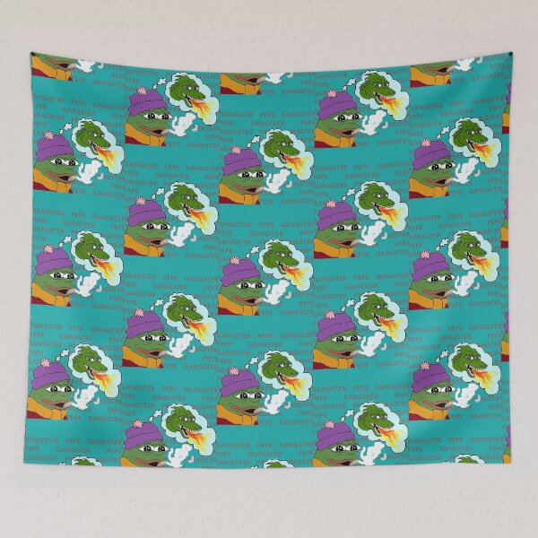 Item preview, Gangster Pepe Funny Frog Memes designed and sold by omalleyangelo.
