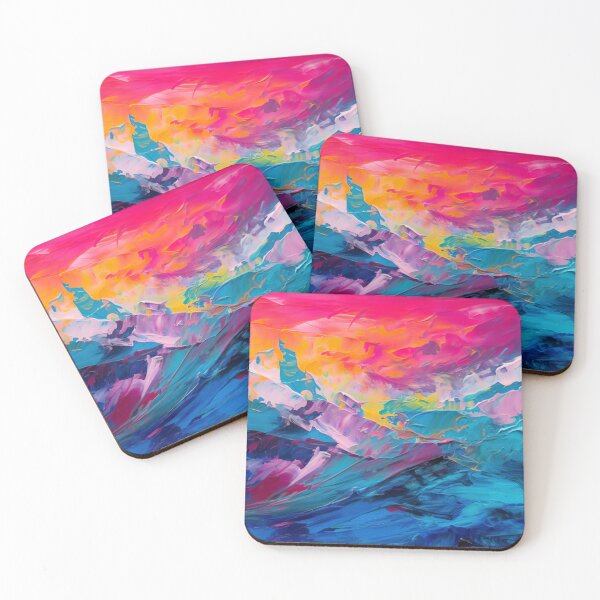 Item preview, Colorful waves -3 designed and sold by AIArtShopPro.