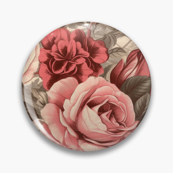 Item preview, Floral Animation on Material - Pink, Burgundy, and White Roses designed and sold by FireScreen.