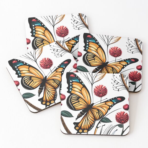 Item preview, Butterfly Medley A Mix of Patterns in Vibrant Colors designed and sold by Permana96.
