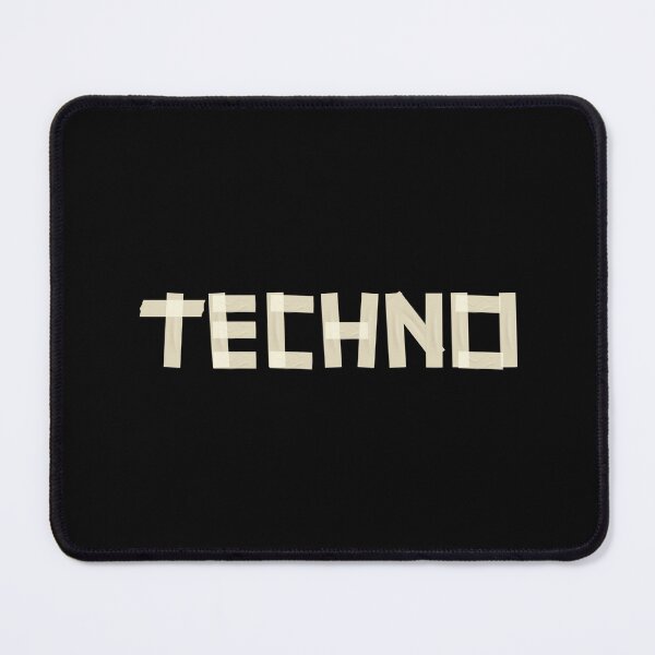 Item preview, Masking tape Techno Music lettering. designed and sold by paulo silveira.