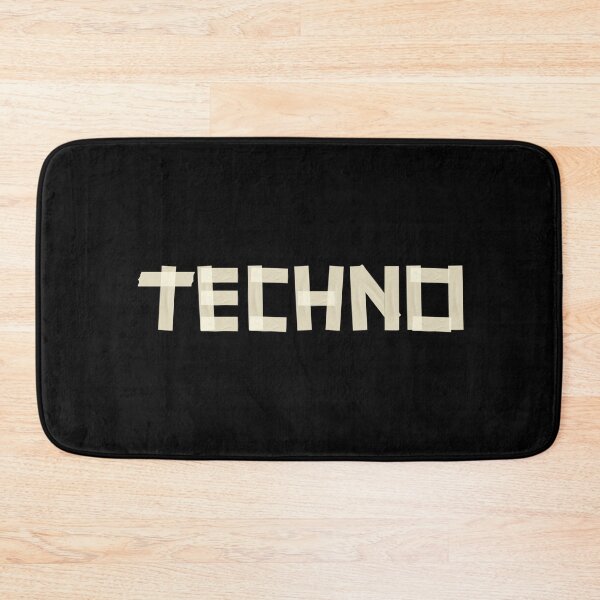 Item preview, Masking tape Techno Music lettering. designed and sold by paulo silveira.