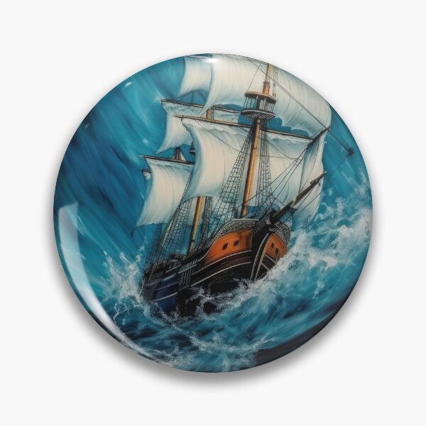 Item preview, Stormy Seas - Animated Ship with White Sails designed and sold by FireScreen.
