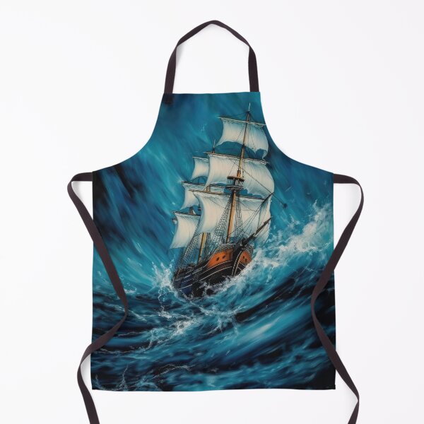 Item preview, Stormy Seas - Animated Ship with White Sails designed and sold by FireScreen.