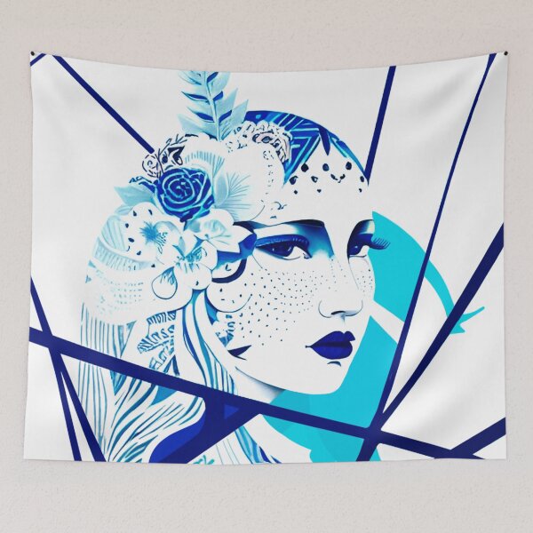 Item preview, Blue Lady Blue Rose designed and sold by Diana Sénèque.