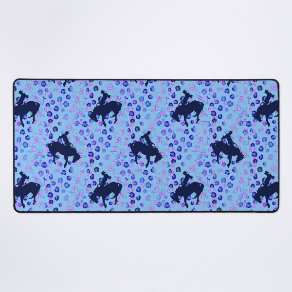 Item preview, Bronco (pink and blue) designed and sold by Arts and Herbs.