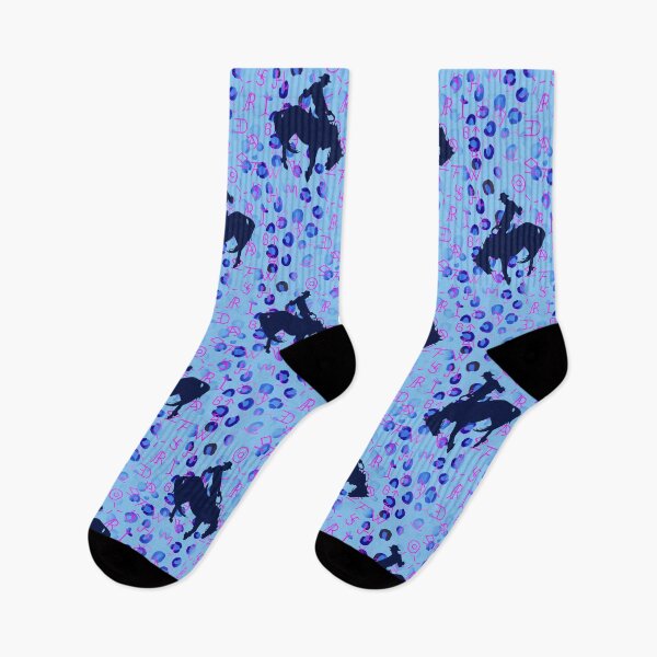 Item preview, Bronco (pink and blue) designed and sold by Arts and Herbs.