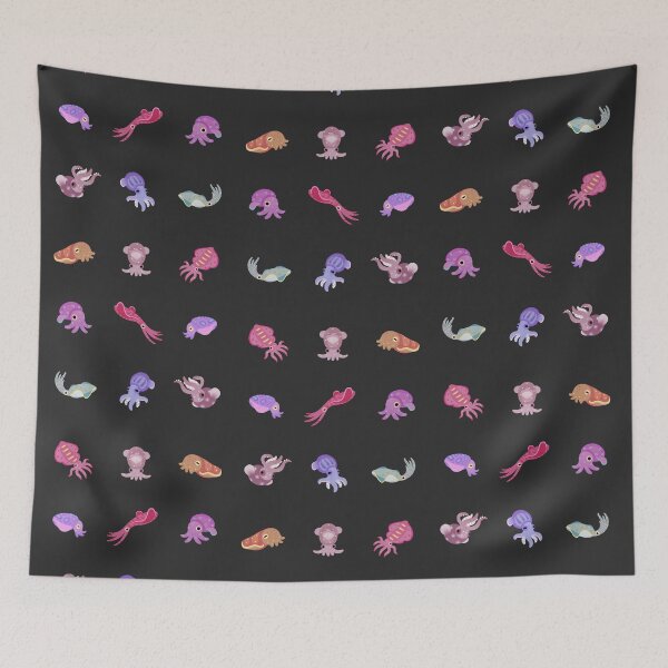 Item preview, Squids - black designed and sold by pikaole.