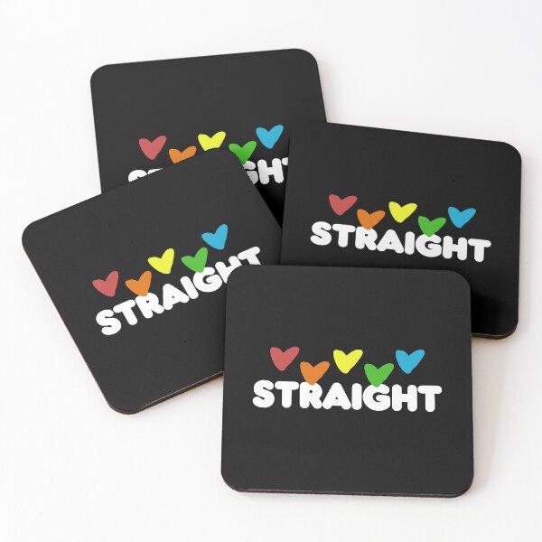 Item preview, Straight hearts in LGBT colors designed and sold by yoshra.