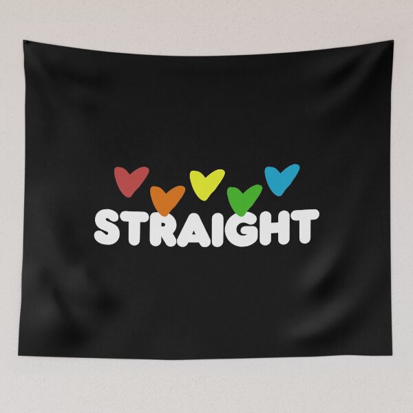 Item preview, Straight hearts in LGBT colors designed and sold by yoshra.