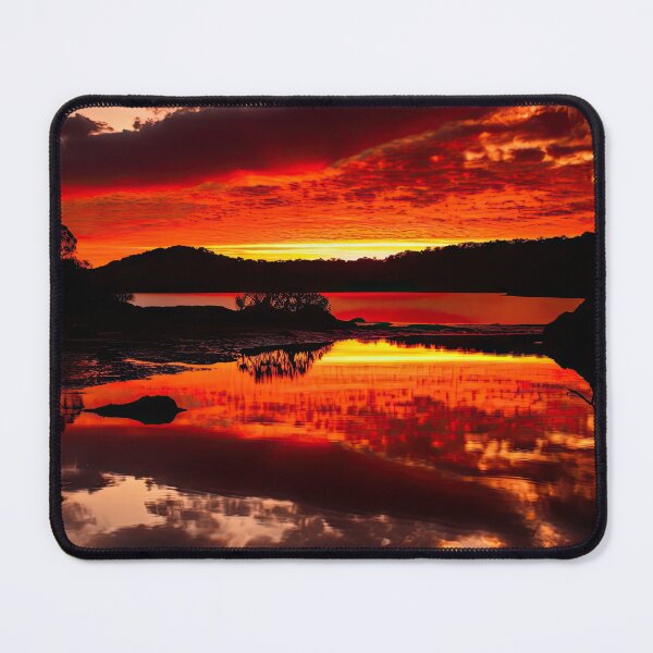 Item preview, Nature's Serenity - Animated Sunset over River, Field, and Distant Forest designed and sold by FireScreen.