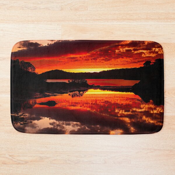 Item preview, Nature's Serenity - Animated Sunset over River, Field, and Distant Forest designed and sold by FireScreen.
